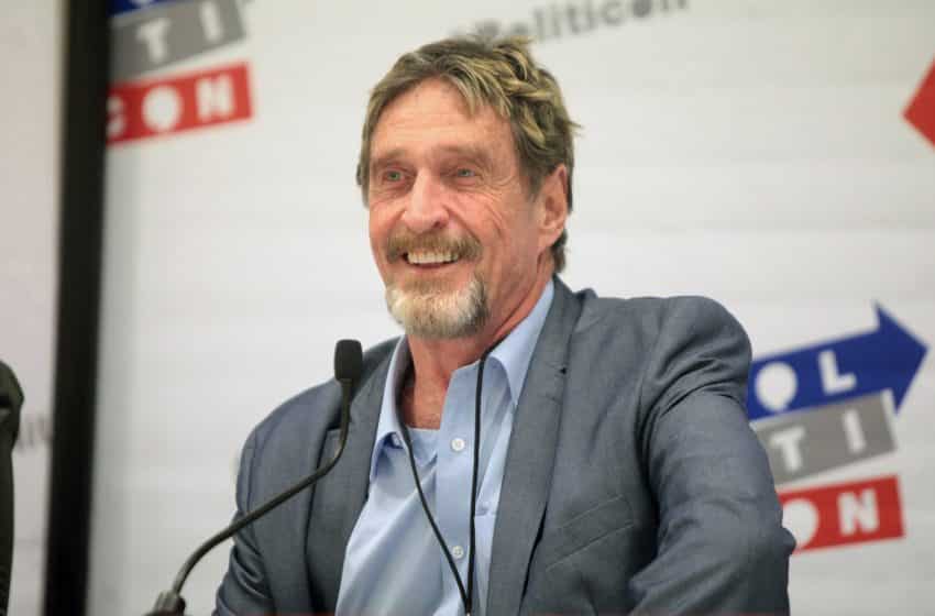  U.S. Entrepreneur-John McAfee to Lead 2020 Presidential Campaign after Alleged IRS Indictment